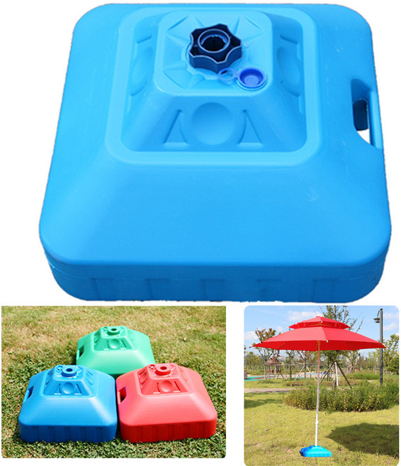 파피앙 파라솔받침대-(30KG) 3가지색상 물통 파라솔거치대, 파라솔받침대(30KG)-빨강