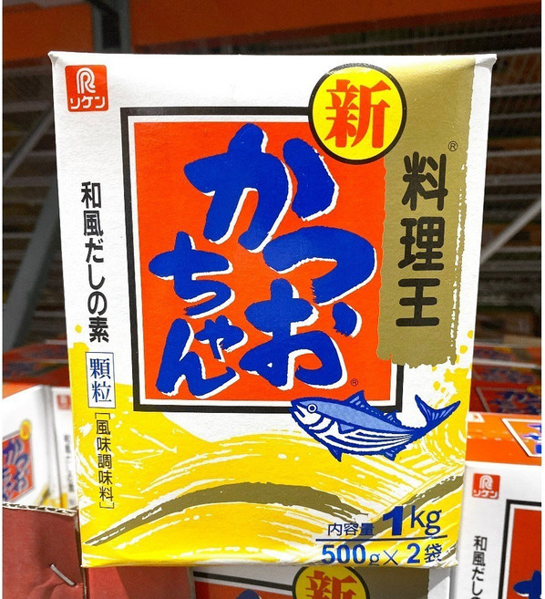 料理王 鰹魚風味調味料 鰹魚粉 1kg, 500g, 2個