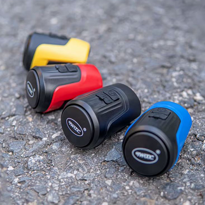 TWOOC 자전거 킥보드 방수 전자벨 경적 클락숀 혼 벨, 1개, RED