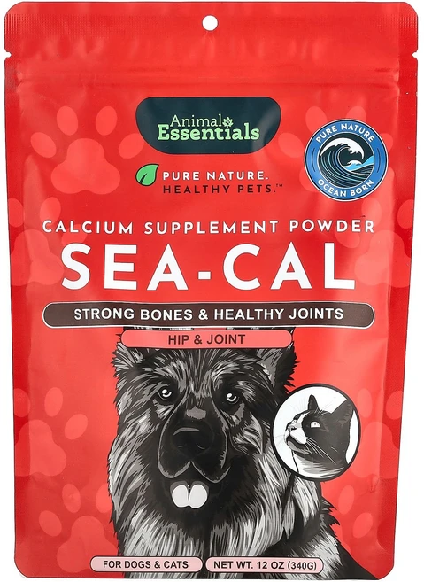 Animal Essentials 해양 칼슘(Sea-Cal) 반려견 및 반려묘용 340g(12oz) Essentials (애니멀 에센셜), Animal Essentials (애니멀 에센셜) Es, 1개 - 쿠팡