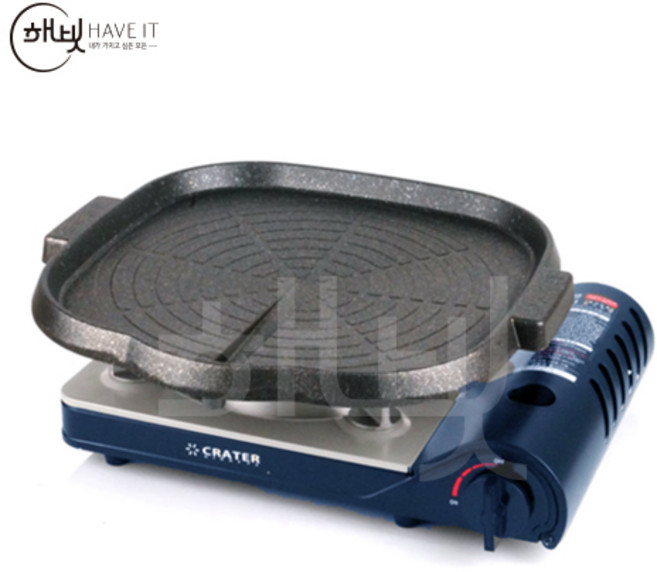 해빗 캠핑 구이팬 사각불판 삼겹살팬 고기팬 코팅 사각팬, 30cm*30cm, 1개