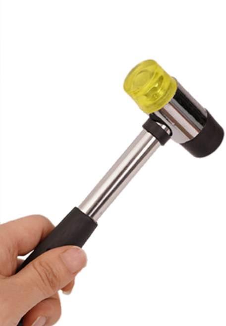 아유디샵 양용고무 우레탄망치, 혼합색상, 1개