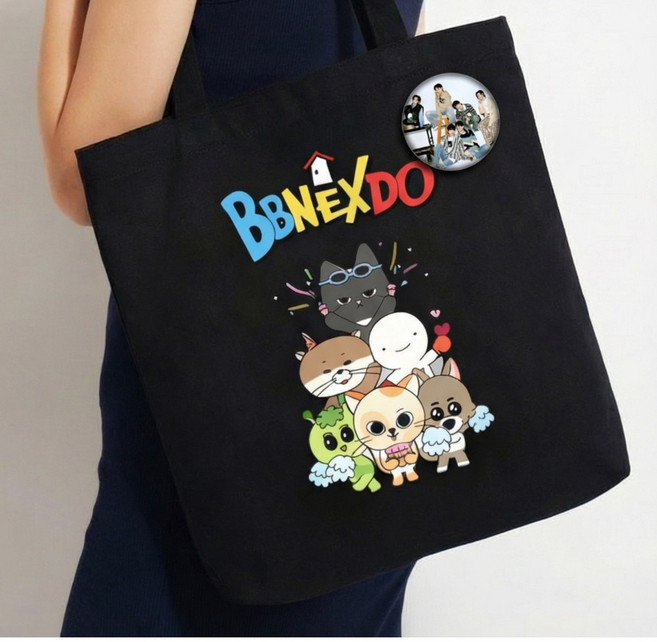 보이넥스트도어 캐릭터 에코백 뱃지 보넥도 굿즈 보조가방