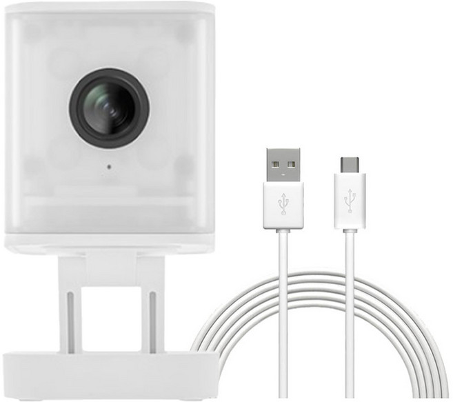 헤이홈 스마트 홈카메라 큐브 4MP 실내용, GKW-IC021 + C-type3M, 1개