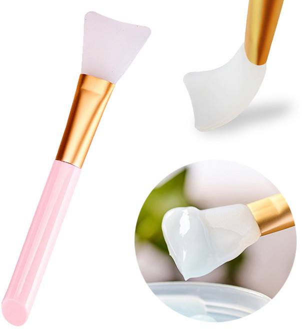 민스리빙 실리콘 팩 브러쉬 얼굴 팩붓 팩브러시 팩도구 팩주걱, 1개, 실리콘팩브러쉬