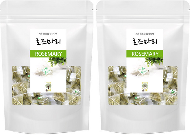 로즈마리차 삼각티백 50티백 숲으로허브, 50g, 50개입, 2개