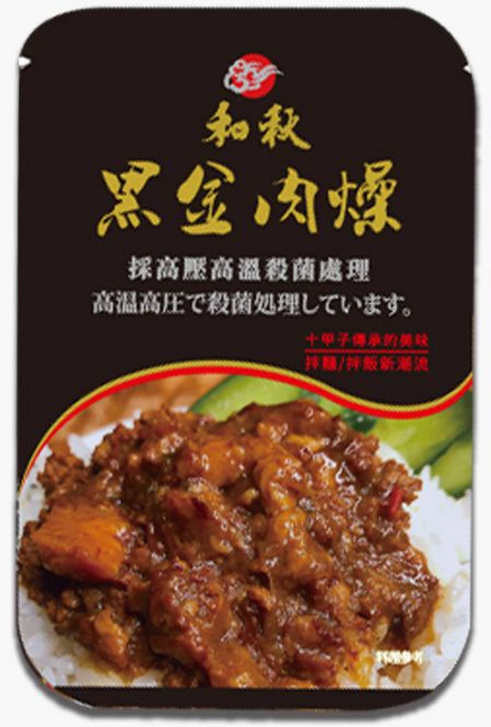 和秋 黑金肉燥, 1個, 和秋 黑金肉燥90g【單包】, 90g