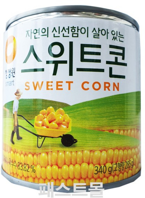 청정원 스위트콘 통조림, 340g, 1개