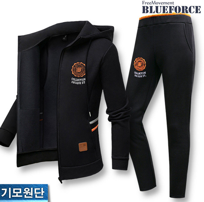 블루포스 비스퍼 후드집업 기모 트레이닝 세트(JJSTM5) 국내생산 남자 여자 커플룩 운동복 츄리닝 셋트 트레이닝복 추리닝 남여공용 빅사이즈