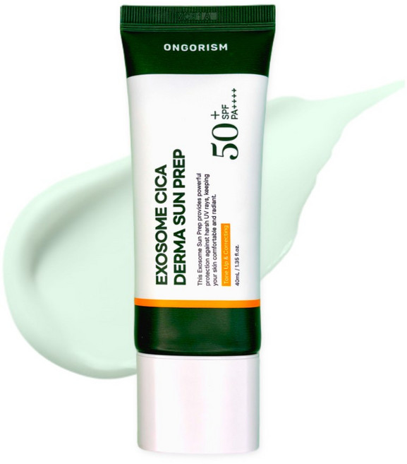 온고리즘 엑소좀 톤업 선크림 시카 파데프리 수분 더마 썬 프렙, 1개, 40ml