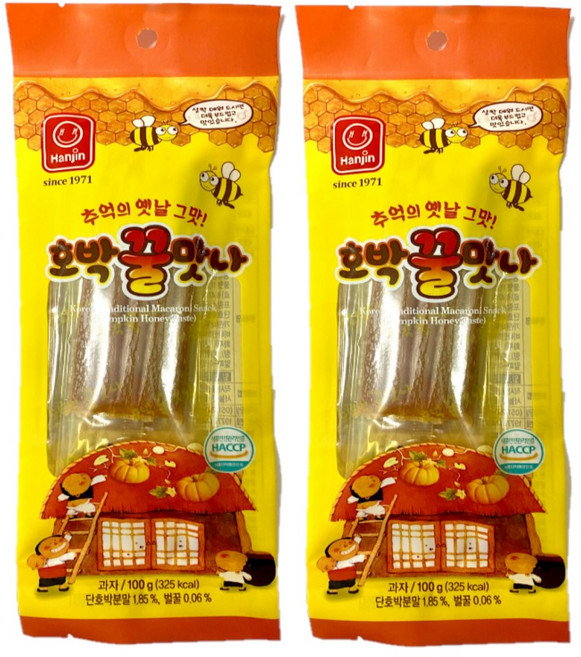한진식품 호박꿀맛나, 100g, 2개