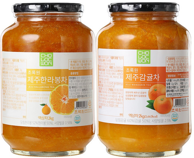 초록원 제주 한라봉차, 2kg, 1개입, 2개