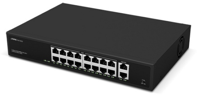 ipTIME POE16002 [스위칭허브/16포트/1000Mbps/PoE+], 1개