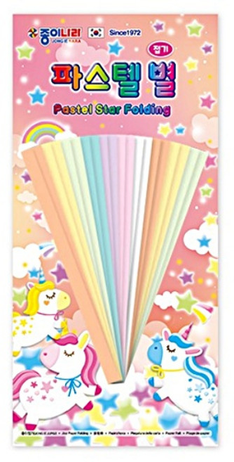 종이나라 파스텔 별접기 8색 120매, 1개