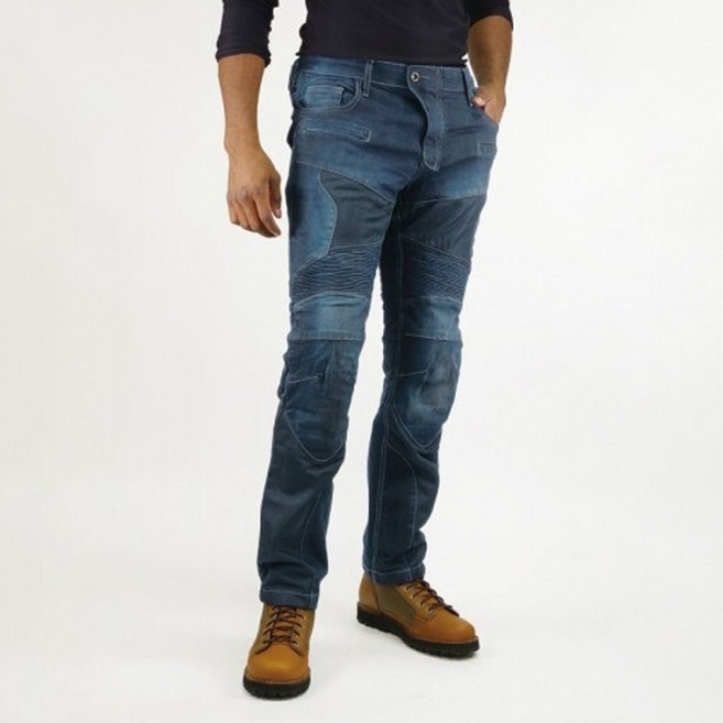 코미네 오토바이 바지 여름 라이딩진 청바지 WJ-7393S, INDIGO BLUE