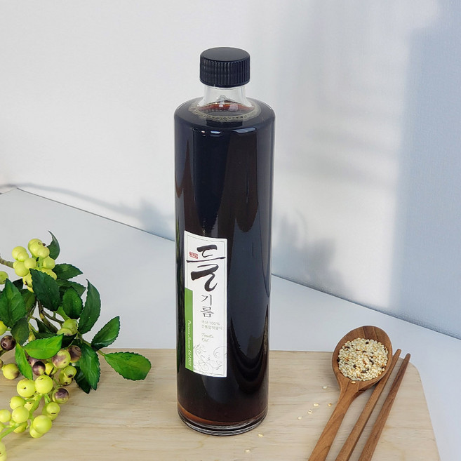 유리병 하바리움 원형 500ml 스크류캡 더치 허브 플라워 디퓨저 오일 용기, 골드캡, 1개