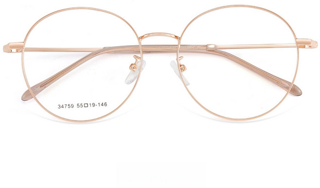 YUEMEIYD 동글이 티타늄 안경테 초경량 안경테 남녀 공용