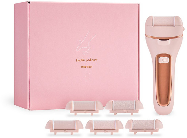 URBANER 奧本電剪 MB-053 奧本水洗電動磨腳皮機 去硬皮機 輕鬆去除腳底死皮 重現柔嫩雙足, 兩組刀頭