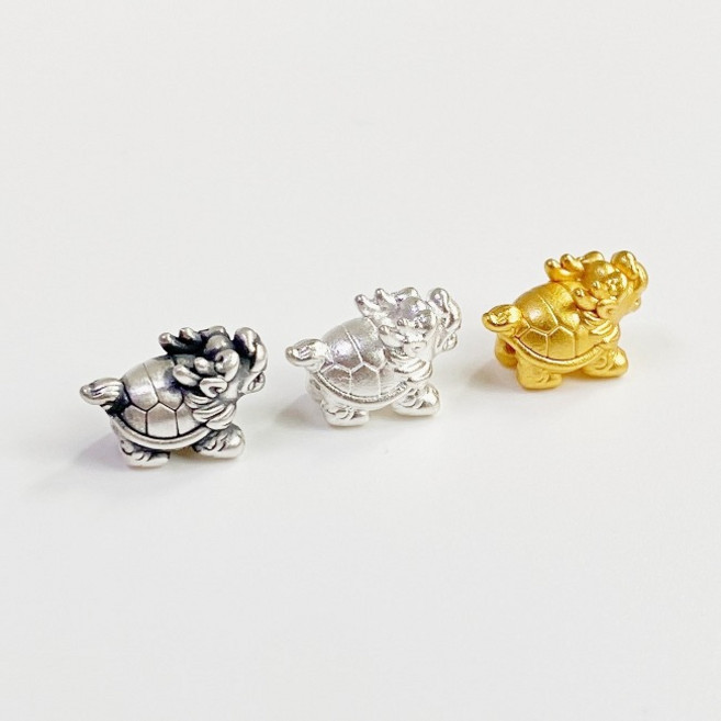 925 실버 은펜던트 통과형 미니 용귀 (1개)