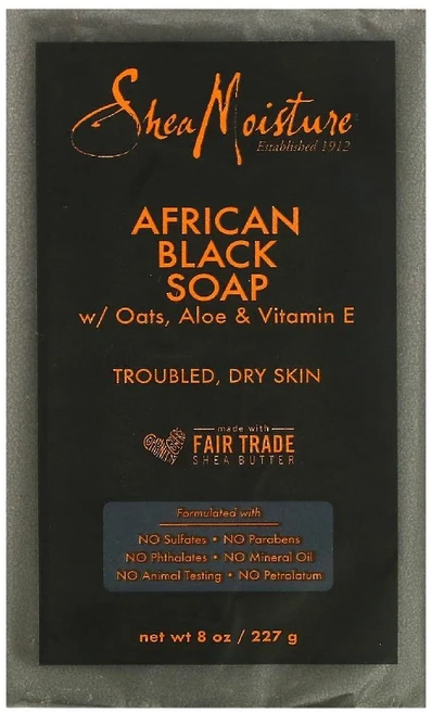 시어모이스처 아프리칸 블랙 솝 오트밀 알로에 비타민E 227g 트러블 피부 진정 천연 고체비누 (원산지 미국), 1개입 - 쿠팡
