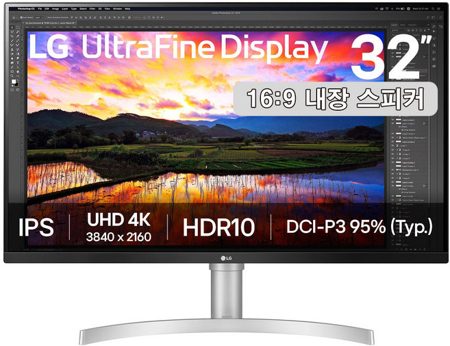 LG전자 4K UHD 모니터, 81cm, 32UN650K 4K UHD