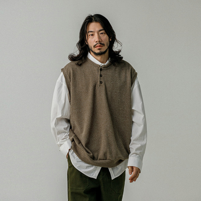 러기드하우스 버튼 라운드 베스트 모카