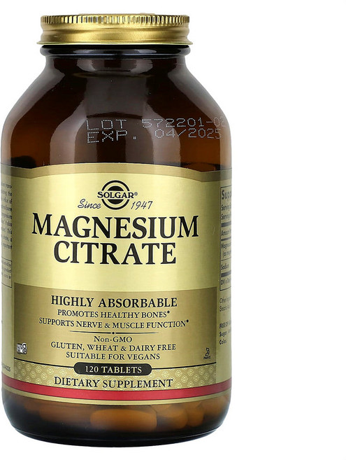 (2개) 솔가 마그네슘 시트레이트 120정, x, 2개