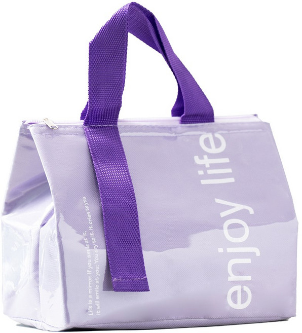 타닥 비비드 보냉가방 런치백 휴대용 보온 보냉백, 8L, 퍼플