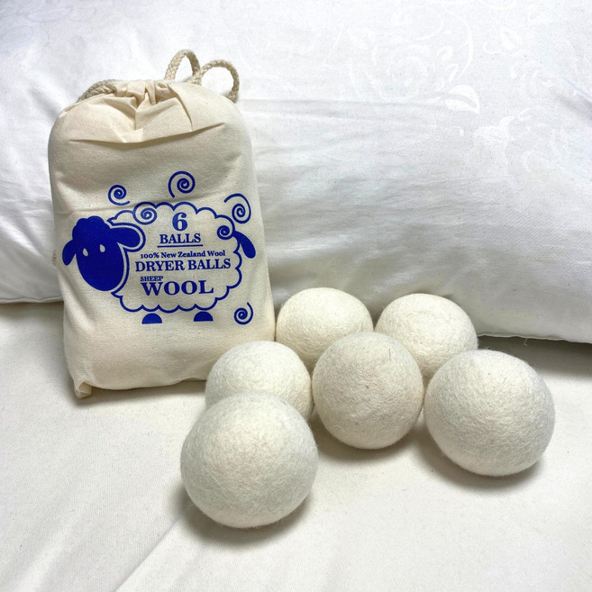 히온 건조기 양모건조볼 울 드라이볼, 화이트, 1세트