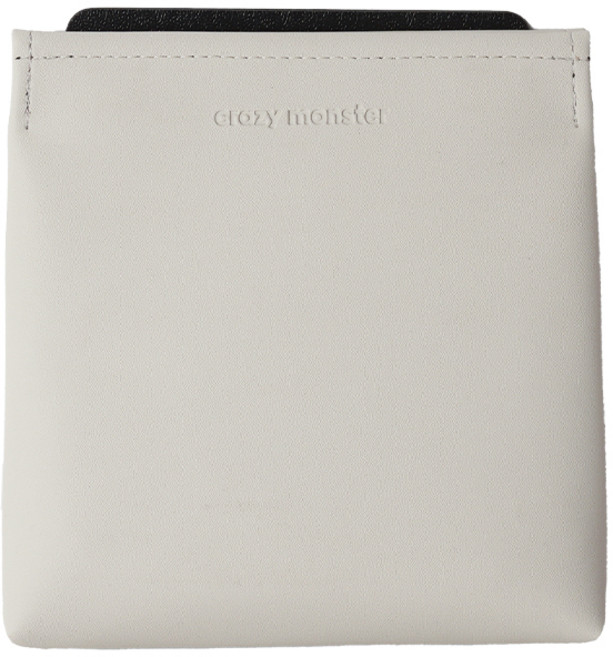 크레이지몬스터 전차종용 쓰리착 쓰레기통, 라이트베이지, 1개