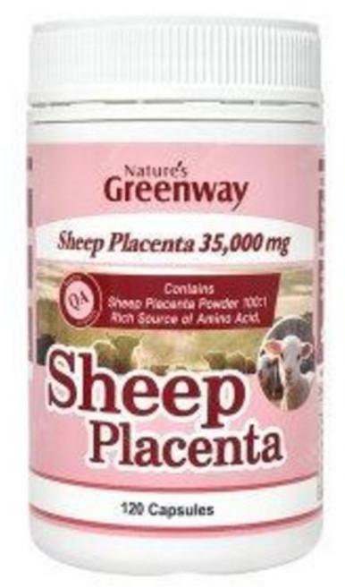 호주 네이쳐스 그린웨이 목초 Grass fed 고농축 양태반 13000mg 120캡슐, 120정, 1개