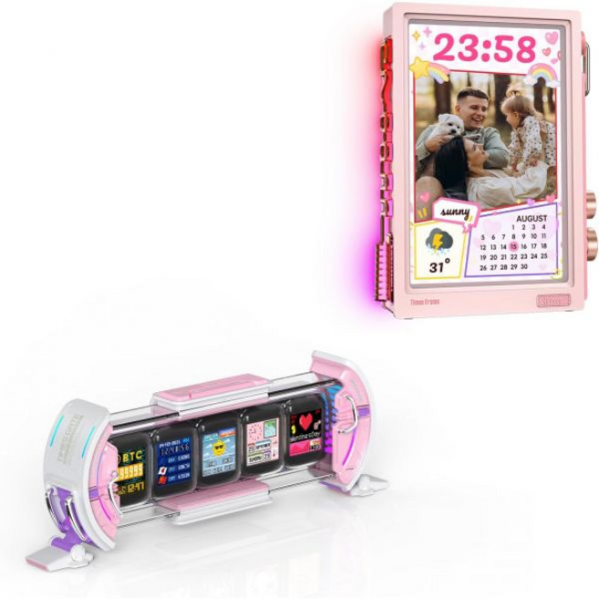 디붐 타임스 게이트 핑크 프레임 10.1인치 디지털 액자 236003, 디붐 타임스 게이트 핑크 프레임 - 10.1인치 디지털