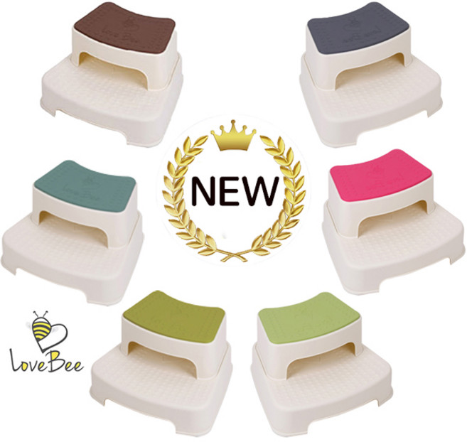 베베솜 러비 유아 디딤대 아기 발판 발디딤대 2단 set, 바닐라 그레이, 바닐라, 1개