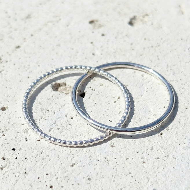 펠리체골드 실버 925 트위스트 반지 기념일 애끼링 선물 레이어드 데일리 볼드 심플 여성 우정반지 여자친구 패션 실반지 은 볼반지