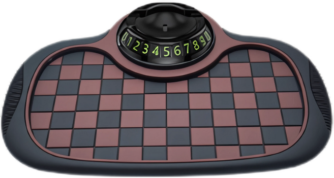 ZARO 올인원 챠량용 논슬립패드, 브라운, 1개