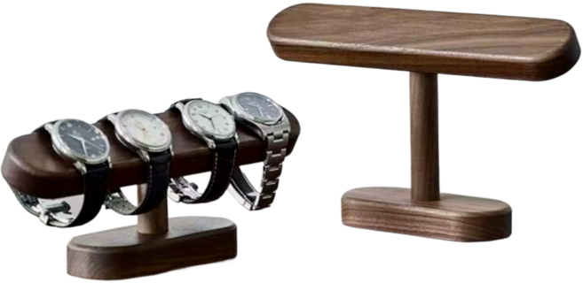 원목 시계거치대 시계 보관 우드 스탠드, 1개, 우드 소