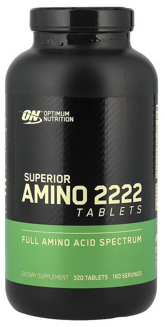 옵티멈뉴트리션 슈피리어 아미노 2222 태블릿 320정, Optimum Nutrition, 슈피리어 아미노 22, 4개 - 쿠팡