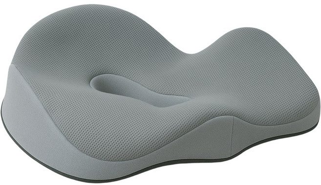 허리디스크방석 꼬리뼈 애플방석 기능성 치질방석 도넛방석, 1개, 그레이