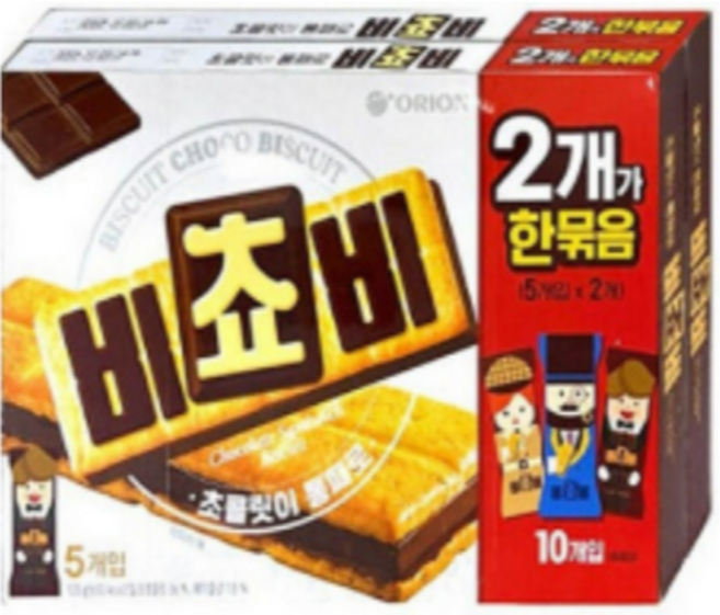 오리온 오리온비쵸비 통초콜릿비스킷, 1개, 250g