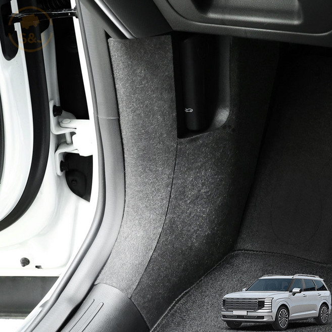 위드미카 디올뉴 팰리세이드 LX3 호환용품 카울사이드 커버 몰딩 스크래치가드 보호커버, 카울사이드 커버 (펠트), 기타, 디올뉴 팰리세이드 LX3 호환