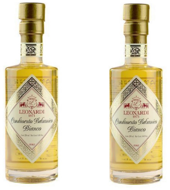 레오나르디 모데나산 콘디멘토 화이트 발사믹, 250ml, 2개