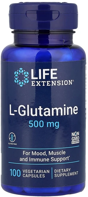 라이프익스텐션 L-글루타민 500mg 100캡슐, 100정, 1개 - 쿠팡
