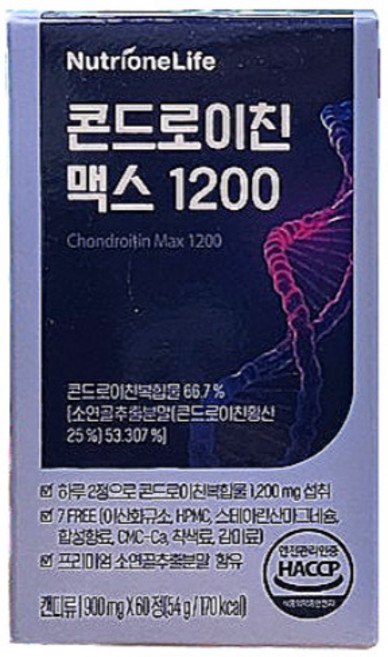 뉴트리원 콘드로이친 맥스 1200, 60정, 1개