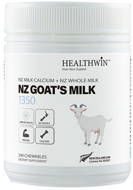 뉴질랜드 헬스윈 뉴질랜드 산양유 고트밀크, 1개, 240정