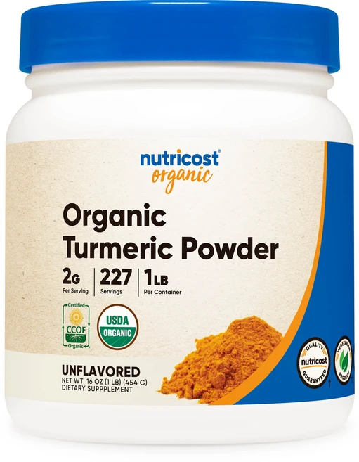 뉴트리코스트 강황 파우더 무맛, 1개, 454g - 쿠팡