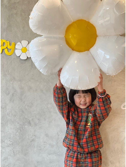데이지풍선 꽃풍선 100일 500일 1000일 기념 촬영소품 플라워벌룬, 대형사이즈