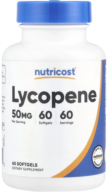 Nutricost 라이코펜 50mg 소프트젤 60정, 1개 - 쿠팡