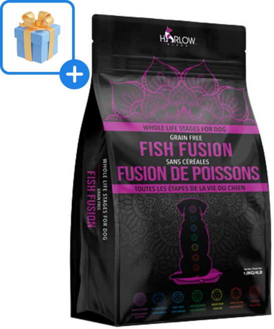 할로우 블렌드 할로사료 강아지 사료 FISH FUSION 1+1 (9kg x 2포) + 닭츄 랜덤 1P, 9kg, 2개, 해산물