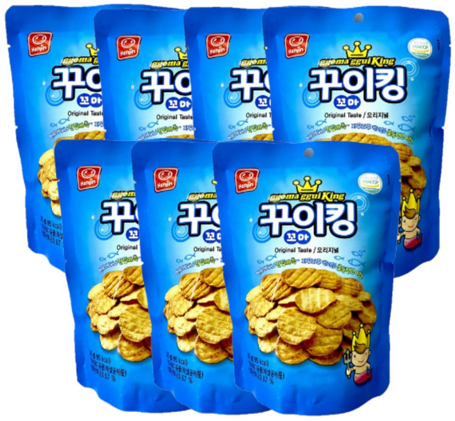 한진식품 꼬마꾸이킹 오리지날, 25g, 7개