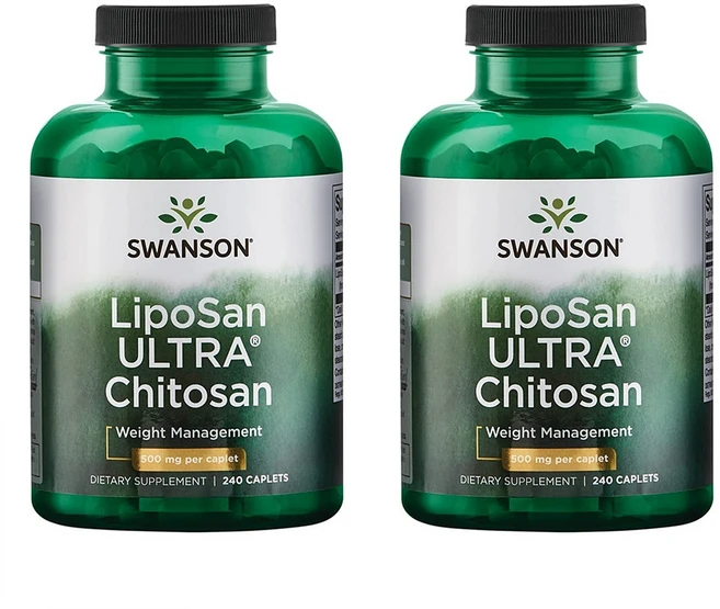 Swanson 스완슨 리포산 울트라 키토산 Liposan Ultra Chitosan 240정 2개, 240개 - 쿠팡